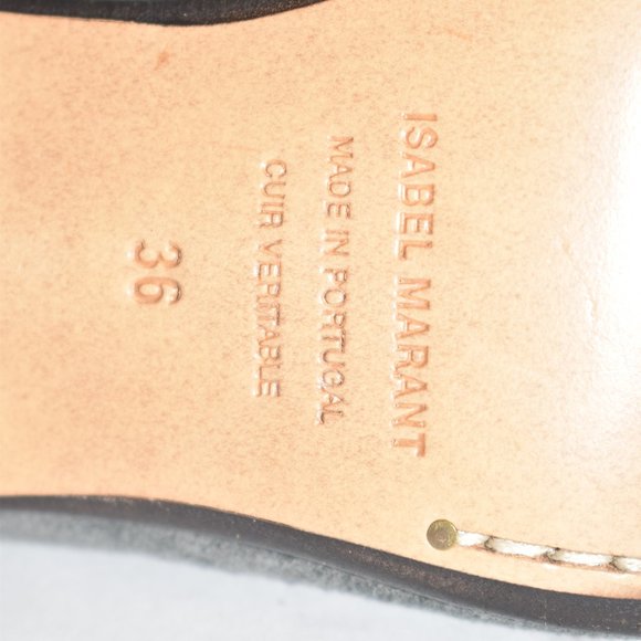 New! ISABEL MARANT  Dacken  Bootie Size 6 US 36 EU Gray - Picture 10 of 10